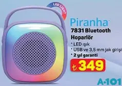 PİRANHA 7831 BLUETOOTH HOPARLÖR